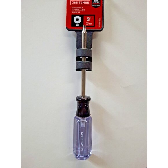 New CRAFTSMAN Torx Screwdriver, T15, Black, CMHT65036, 3 inch - Picture 1 of 3